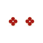 CLOVER  15MM DIAMOND EARRINGS COLLECTION