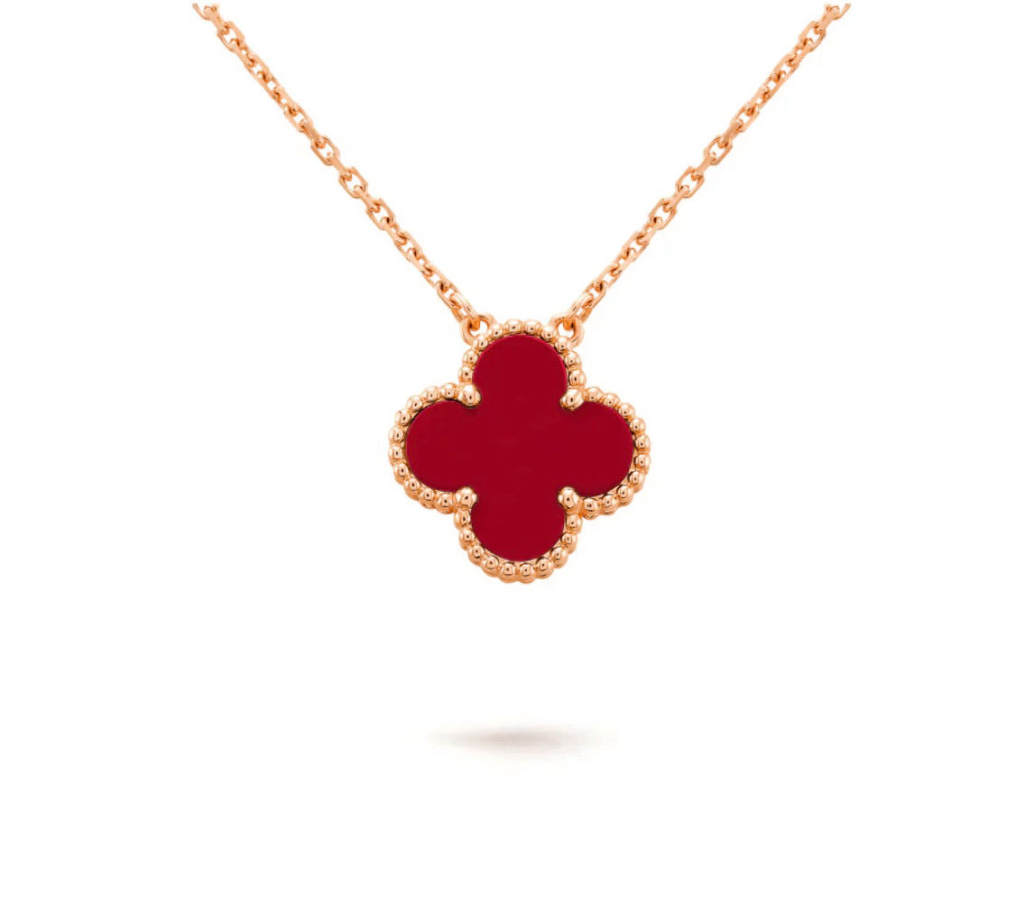 CLOVER 15MM SINGLE FLOWER NECKLACE COLLECTION