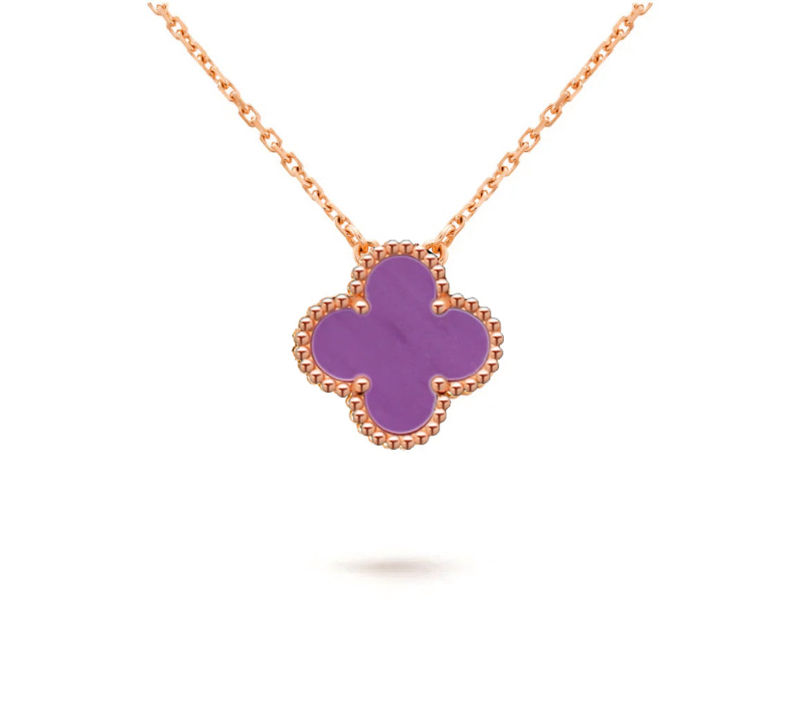 CLOVER 15MM SINGLE FLOWER NECKLACE COLLECTION
