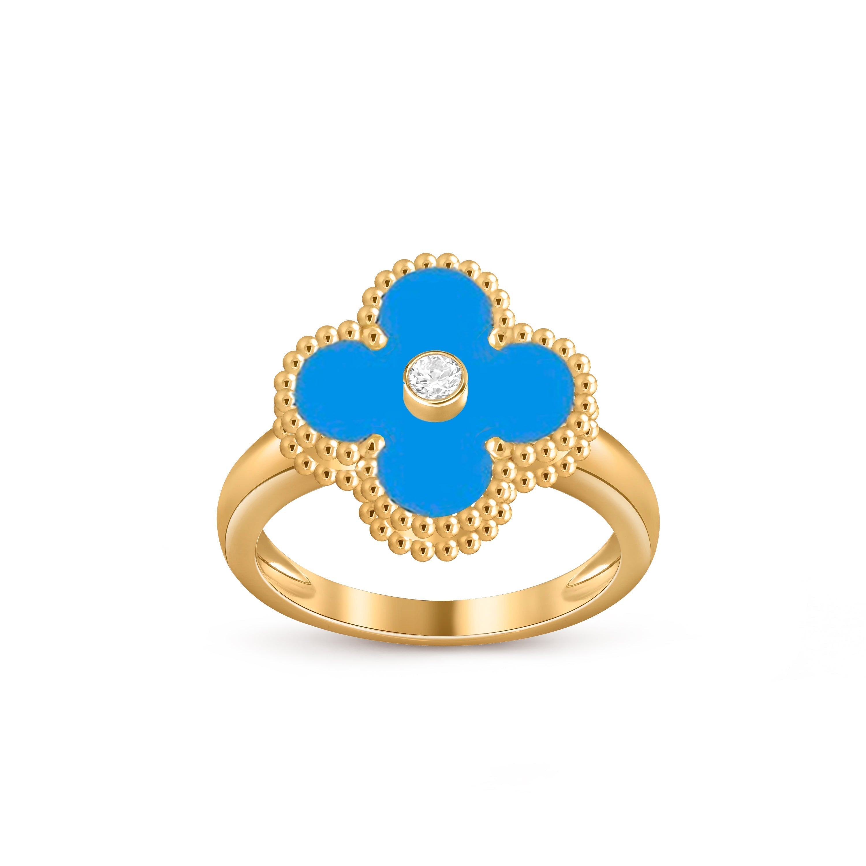 CLOVER DIAMOND RING GOLD COLLECTION