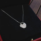 AMULETTE SILVER FULL DIAMOND NECKLACE