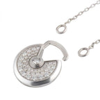 AMULETTE SILVER FULL DIAMOND NECKLACE