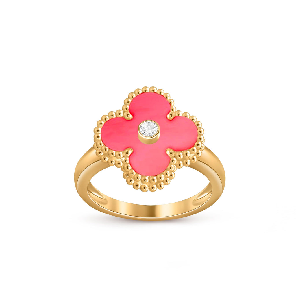CLOVER DIAMOND RING GOLD COLLECTION