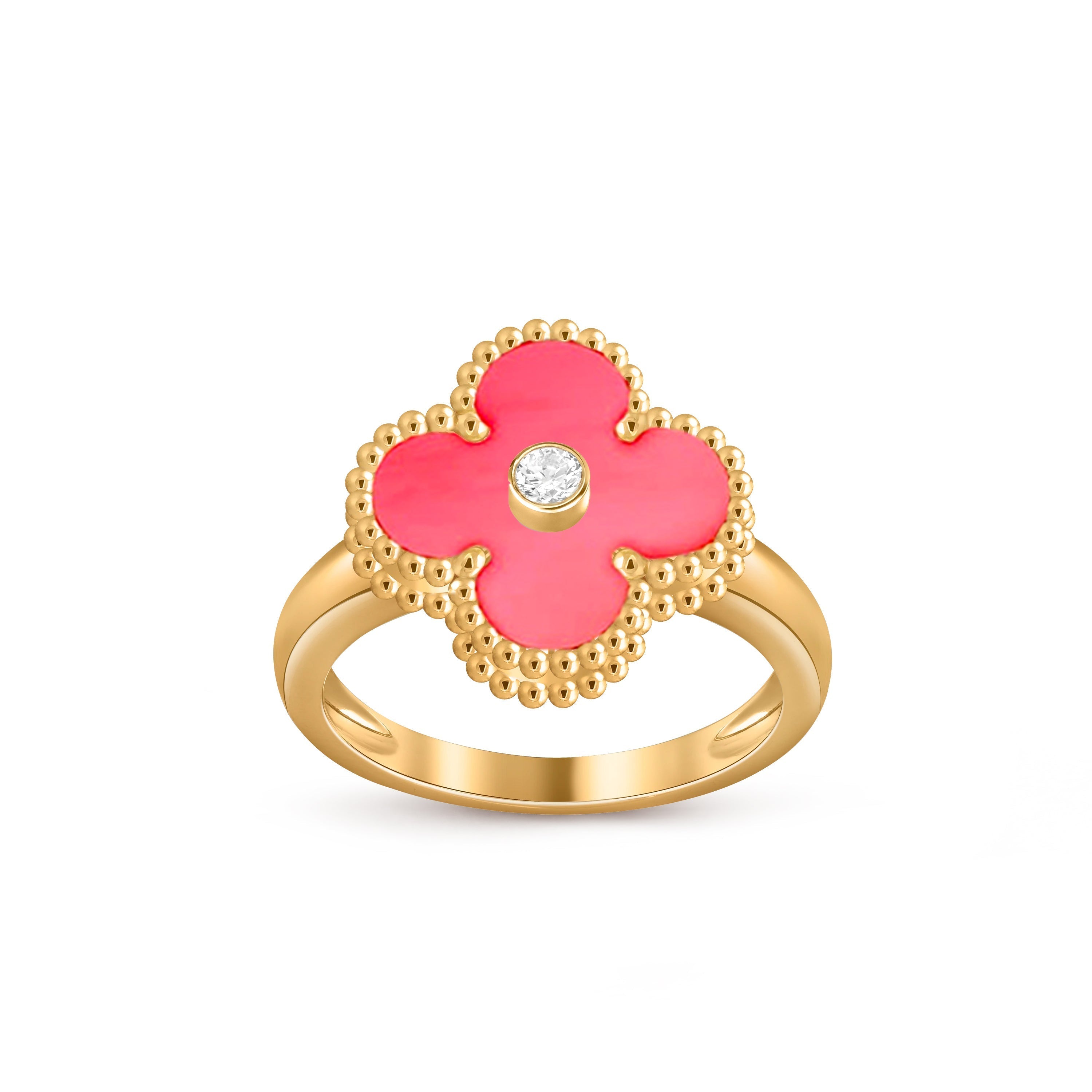 CLOVER DIAMOND RING GOLD COLLECTION