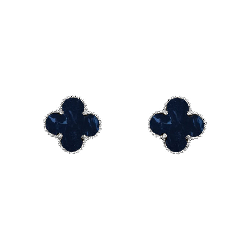 CLOVER SILVER 15MM EARRINGS COLLECTION