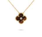 CLOVER 15MM DIAMOND SINGLE FLOWER NECKLACE COLLECTION
