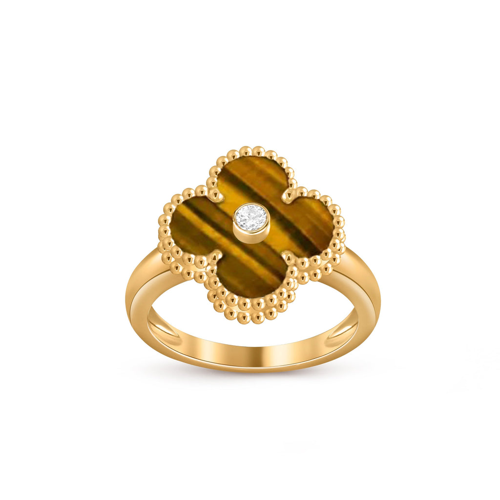 CLOVER DIAMOND RING GOLD COLLECTION