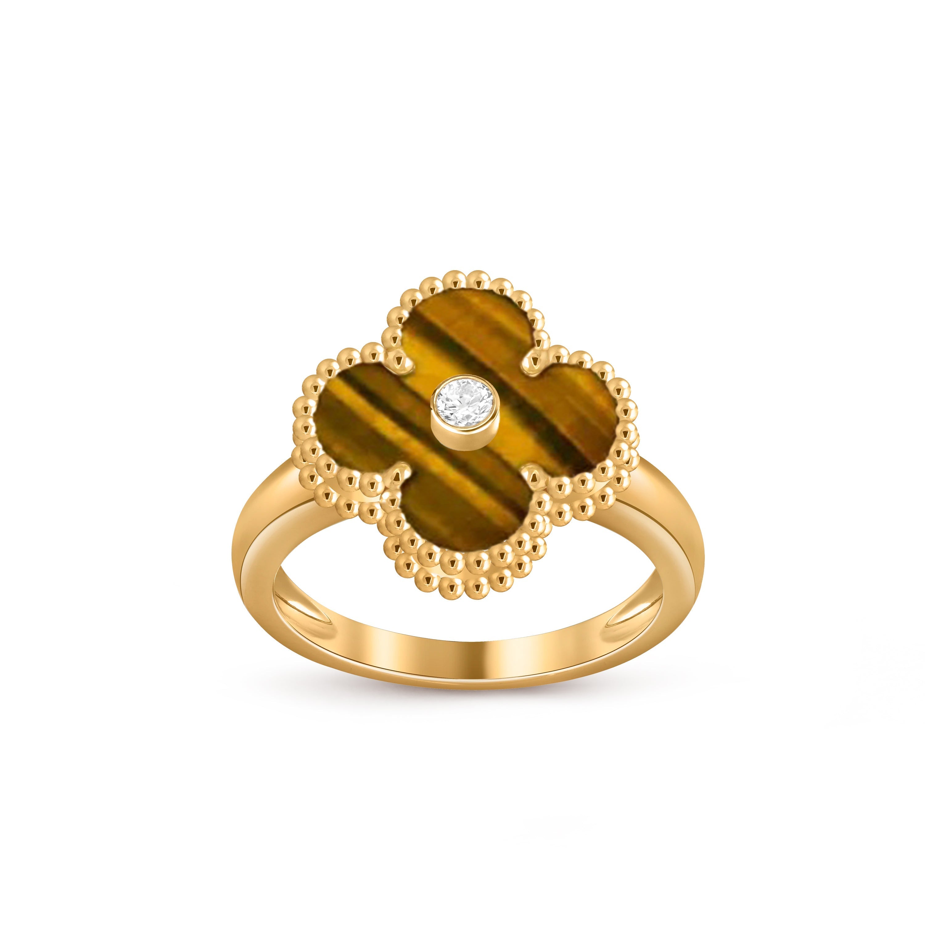 CLOVER DIAMOND RING GOLD COLLECTION