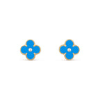 CLOVER  15MM DIAMOND EARRINGS COLLECTION