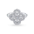 LOOP RING FULL MOTIF DIAMOND 16MM SILVE
