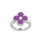 CLOVER SILVER DIOMND RING COLLECTION