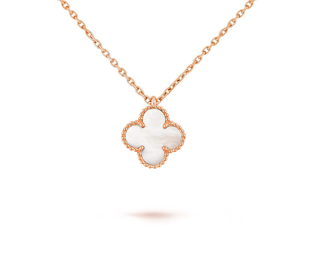 CLOVER MINI 9.5MM CARNELIANS NECKLACE COLLECTION
