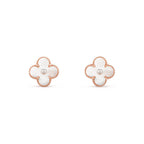 CLOVER  15MM DIAMOND EARRINGS COLLECTION