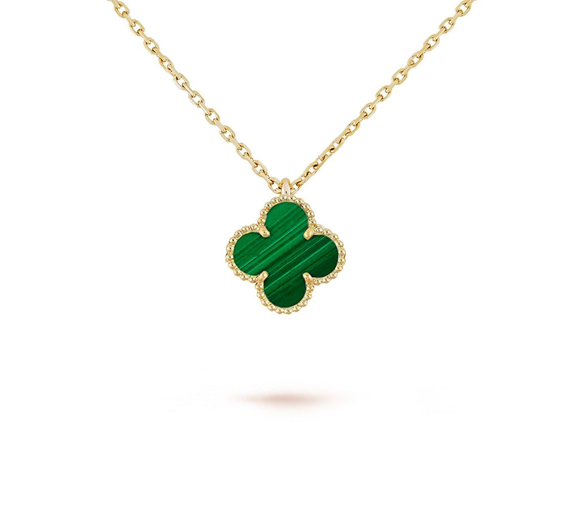 CLOVER MINI 9.5MM CARNELIANS NECKLACE COLLECTION