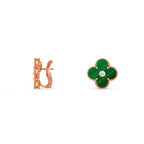 CLOVER 15MM MOP DIAMOND EARRINGS COLLECTION