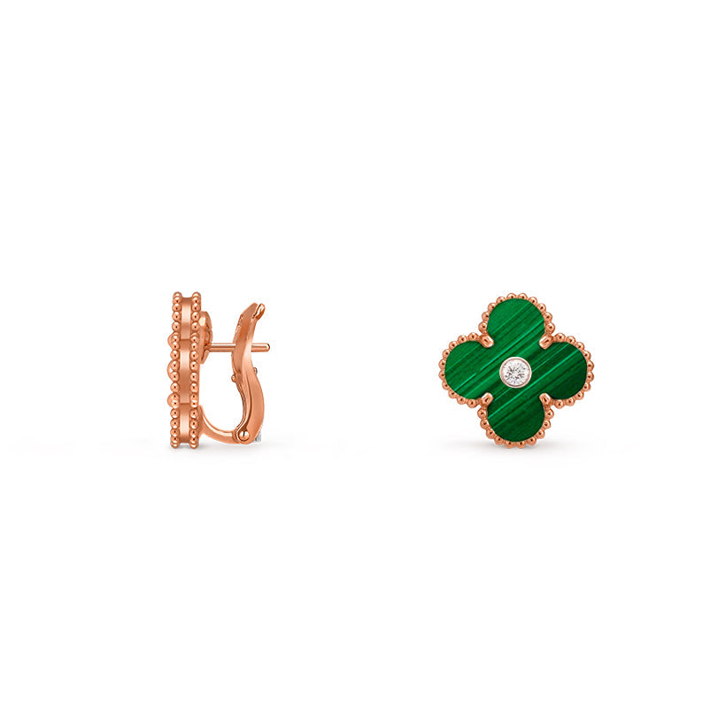 CLOVER 15MM MOP DIAMOND EARRINGS COLLECTION