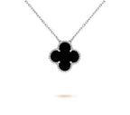 CLOVER 15MM NECKLACE SILVER COLLECTION