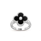 CLOVER SILVER DIOMND RING COLLECTION