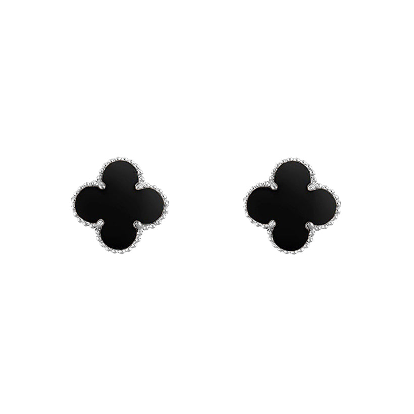CLOVER SILVER 15MM EARRINGS COLLECTION