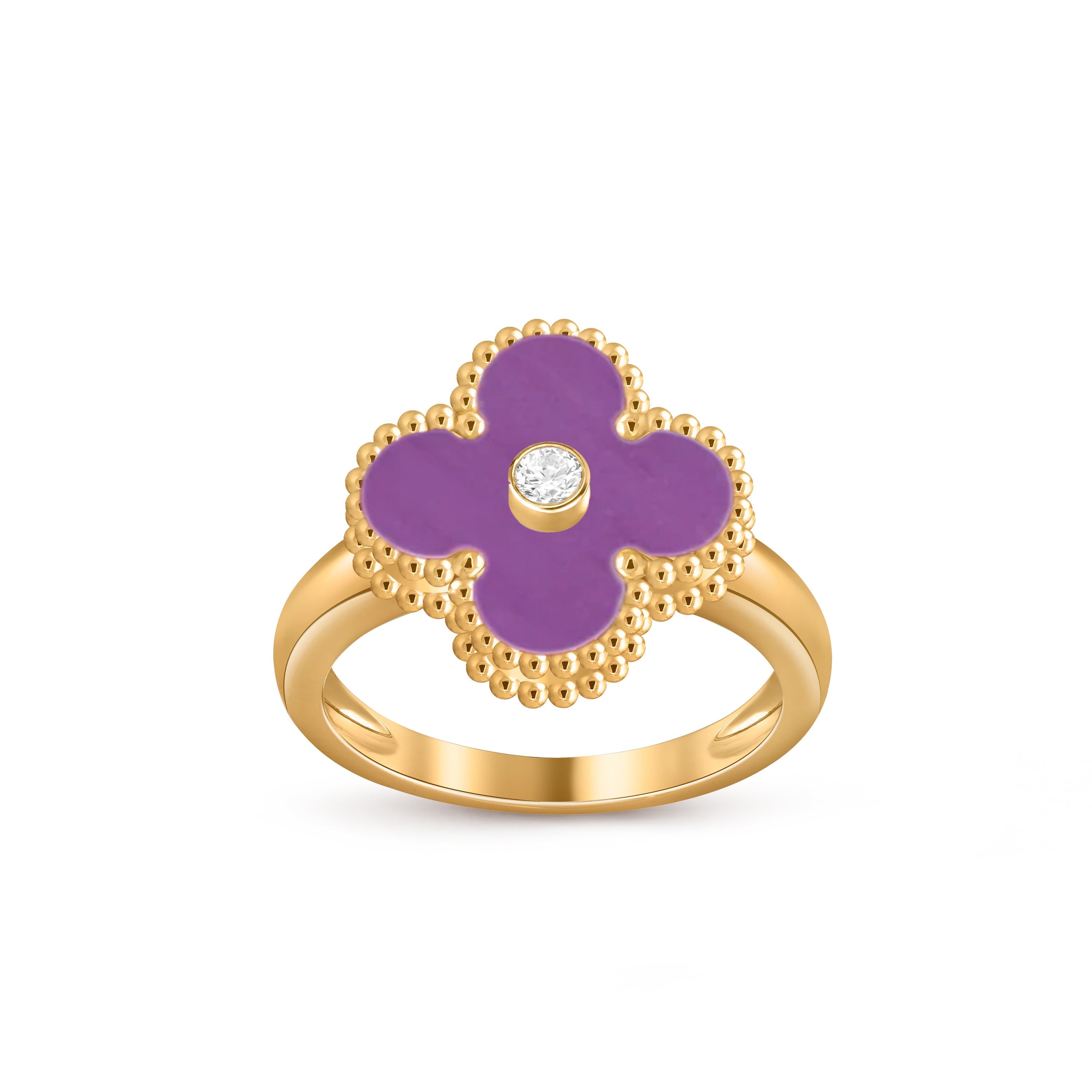 CLOVER DIAMOND RING GOLD COLLECTION