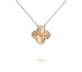 CLOVER 15MM NECKLACE SILVER COLLECTION