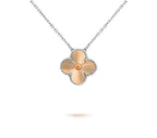 CLOVER 15MM NECKLACE SILVER COLLECTION