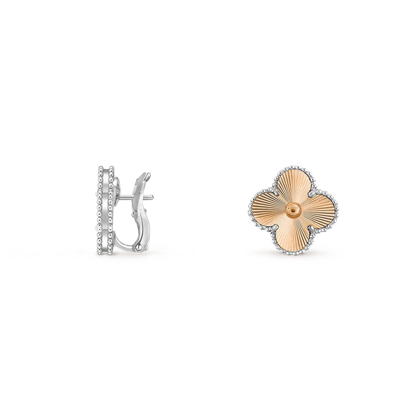 CLOVER SILVER 15MM MOP EARRINGS COLLECTION