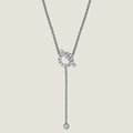 FINESSE SILVER DIAMOND NECKLACE