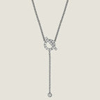 FINESSE SILVER DIAMOND NECKLACE