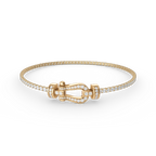 FORCE  HORSESHOE  DIAMOND TENNIS BRACELET