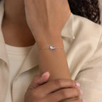 Toi et Moi Birthstone Bracelet