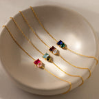 Toi et Moi Birthstone Bracelet