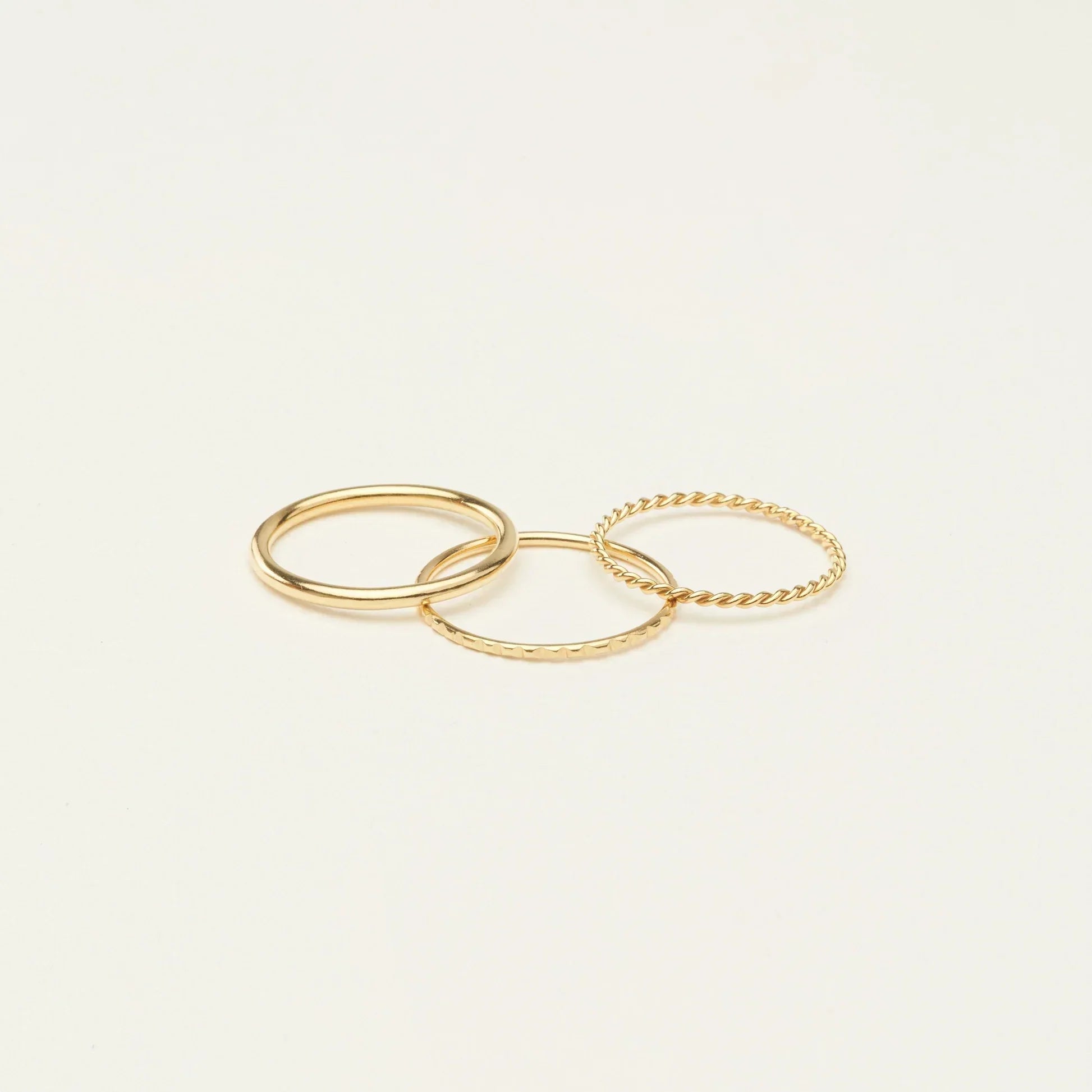 Thin Stacking Rings Set