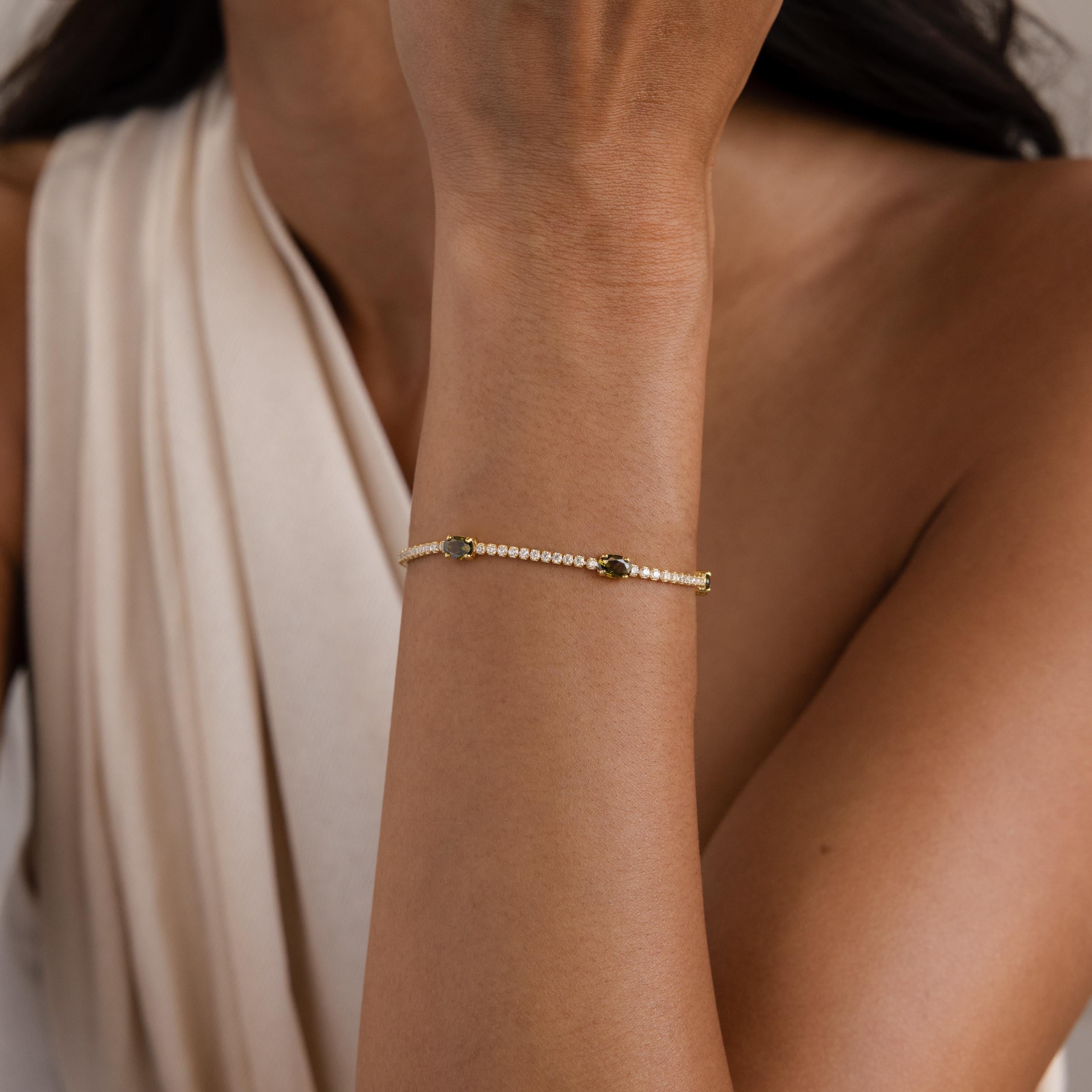 Diamond Birthstone Tennis Bracelet