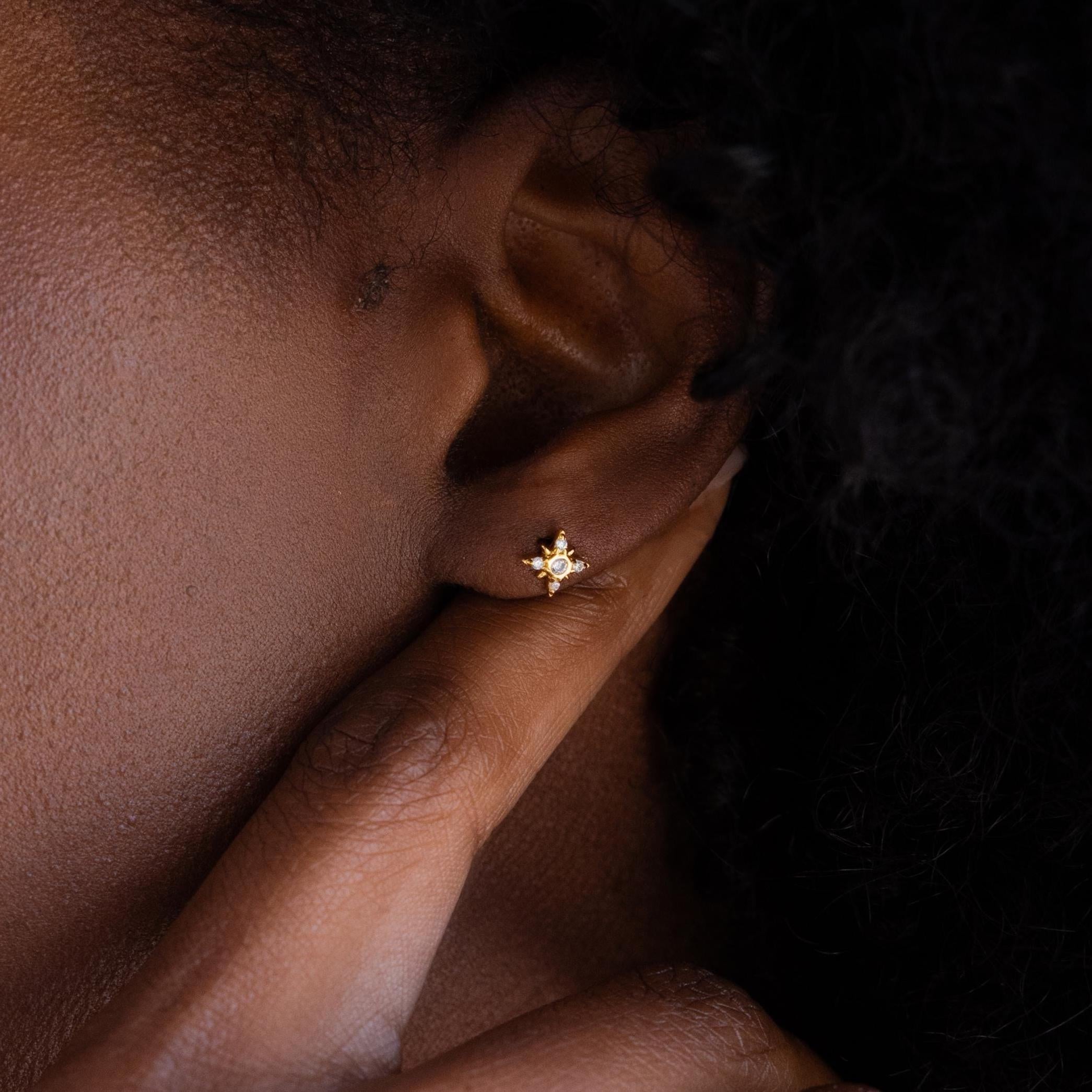 Starburst Flat Back Studs