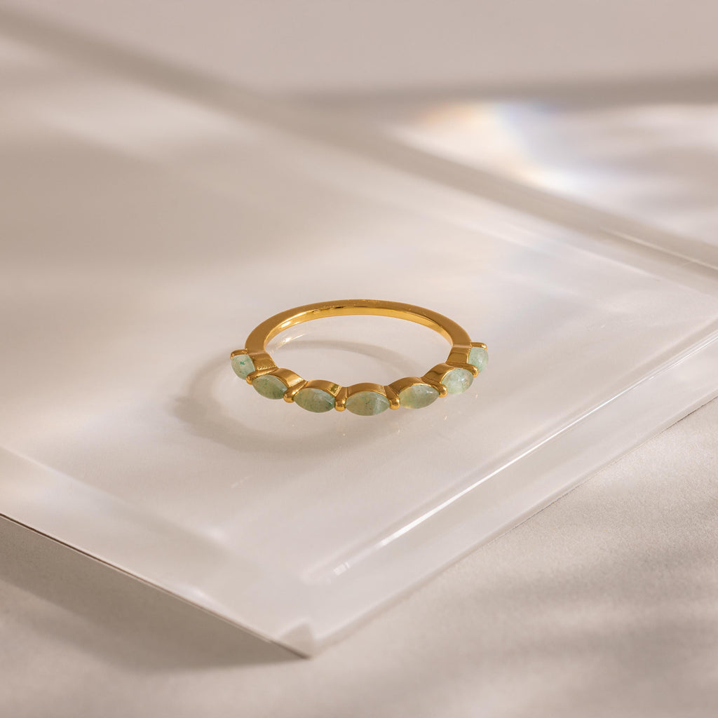 Marquise Jade Ring