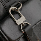SPEEDY CARGO VIBE 28 IN BLACK LAMBSKIN MONOGRAM LOGO TAG