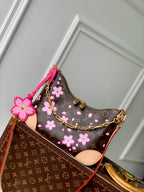 BOULOGNE CHERRY BLOSSOM 29 IN SAKURA BROWN MONOGRAM COATED CANVAS
