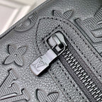 POCHETTE KASAI 24.5 IN BLACK MONOGRAM SHADOW CALFSKIN