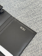 VERTICAL LONG WALLET 19 IN BLUE MONOGRAM OBLIQUE JACQUARD