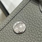 GARDEN PARTY 23CM IN GREY CALFSKIN