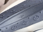LV 25S POCHETTE METIS 25 IN DARK BLUE MONOGRAM COATED CANVAS GOLD HARDWARE