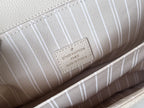 LV 25S POCHETTE METIS 25 IN WHITE MONOGRAM COATED CANVAS GOLD HARDWARE