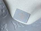 LV 25S MINI NANO DIANE 19 IN BEAU BLUE MONOGRAM EMPREINTE LEATHER GOLD HARDWARE