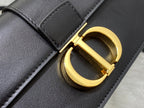 MISS MONTAIGNE MINI BAG IN BLACK SHINY SMOOTH CALFSKIN