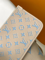 CARRYALL PM 29 BAG IN BEIGE MIX BLUE MONOGRAM EMPREINTE LEATHER