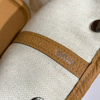 HERMES 25S GARDEN PARTY 30 IN CARAMEL CALFSKIN