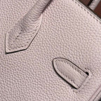 HERMES 25S MEDIUM BIRKIN 25 IN PINK BABY CALFSKIN SILVER HARDWARE