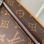 MINI SOFT TRUNK 18 IN BROWN MONOGRAM MACASSAR CANVAS