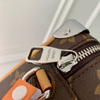 MINI SOFT TRUNK 18 IN BROWN MONOGRAM MACASSAR CANVAS